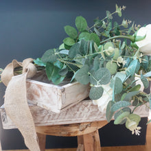 Load image into Gallery viewer, White Washed Wooden Rustic Trays - Set of Two