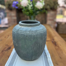 Load image into Gallery viewer, Large Rustic Farmhouse Grey Planter