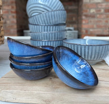 Load image into Gallery viewer, Inky Blue Mini Tapas Bowls - Set of Two