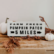 Load image into Gallery viewer, Pumpkin Patch Metal Sign