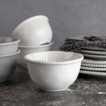 Load image into Gallery viewer, White Bobble Bowl