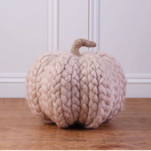 Load image into Gallery viewer, Cream Wool Pumpkin