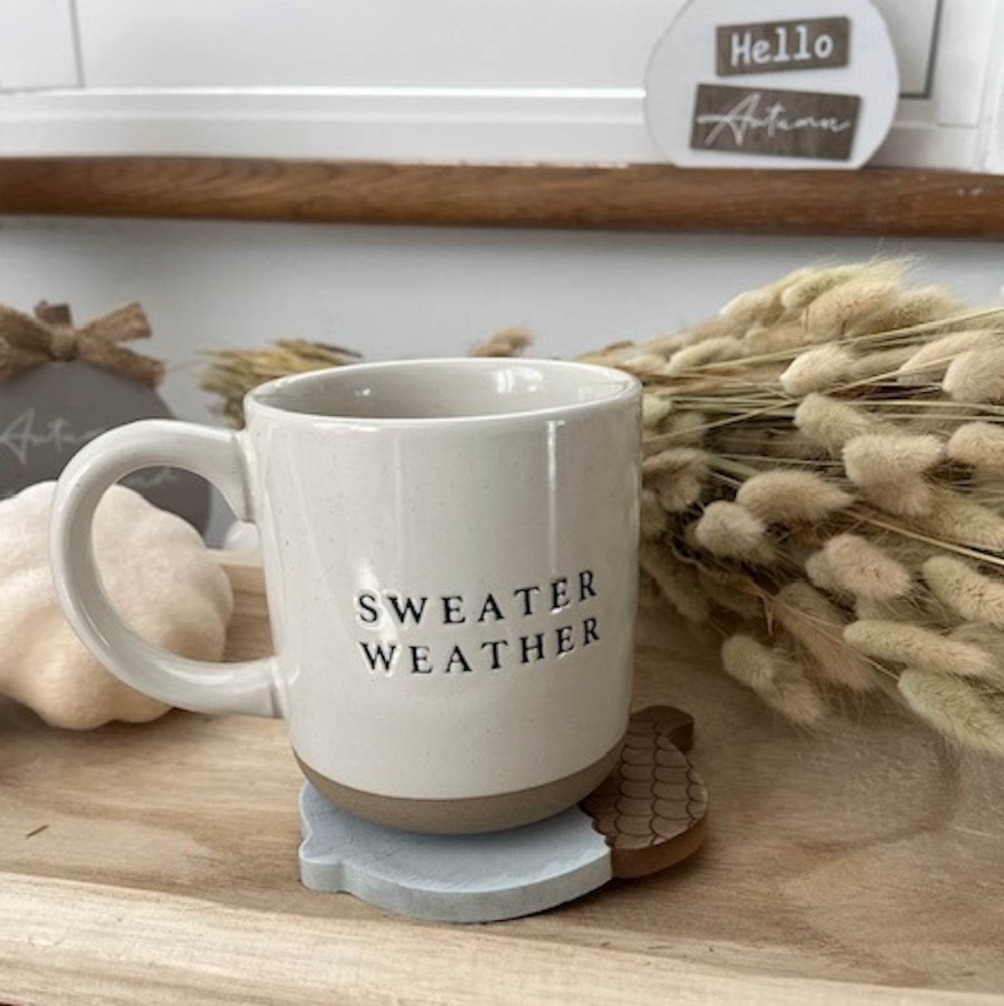 'Sweater Weather' Stoneware Mug