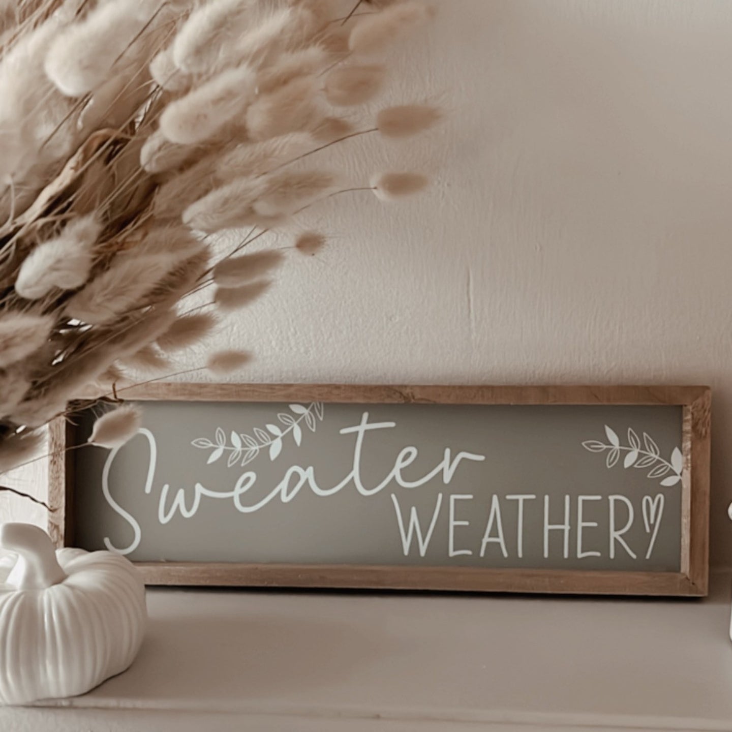 Sweater Weather Wooden Plaque