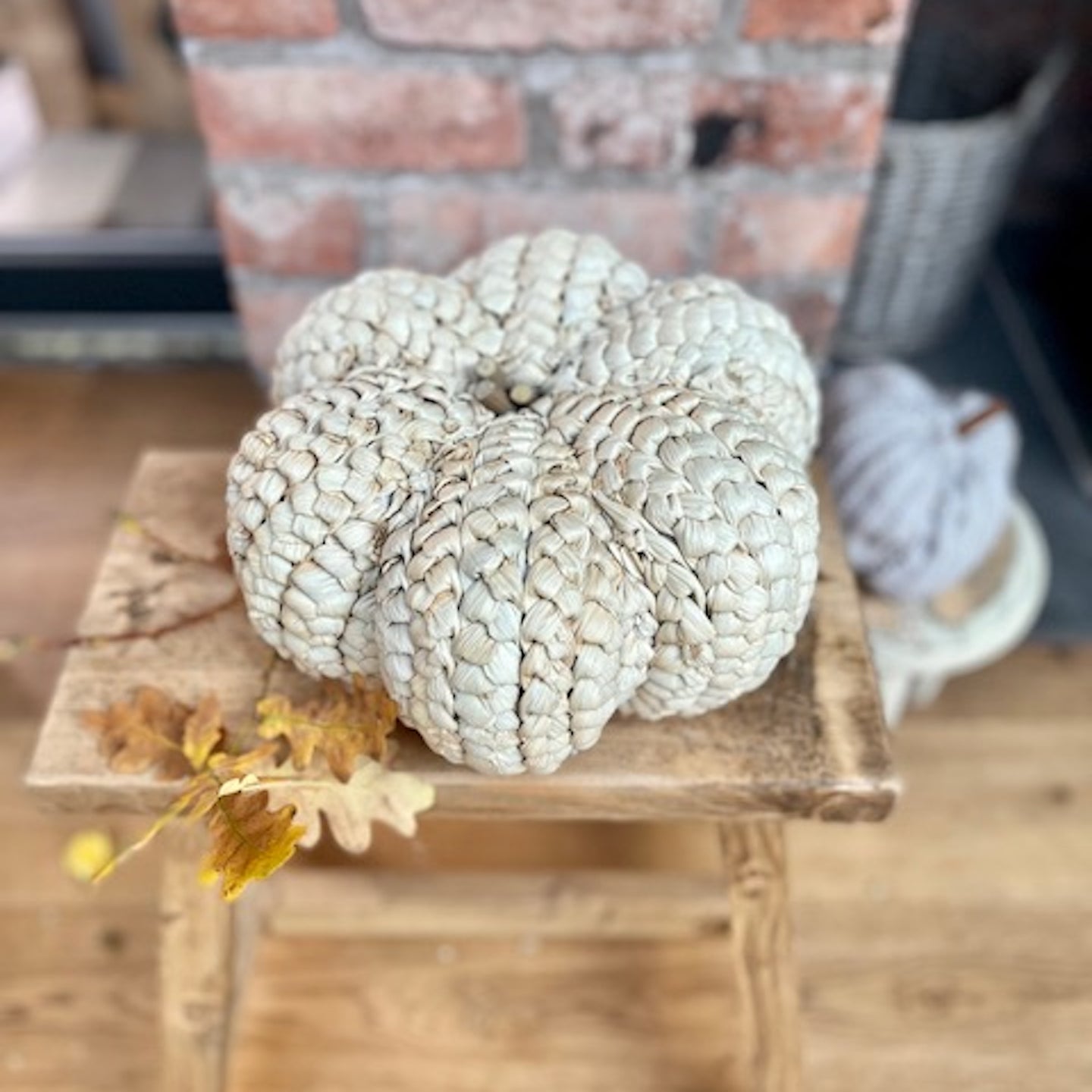 Cream Straw Pumpkin