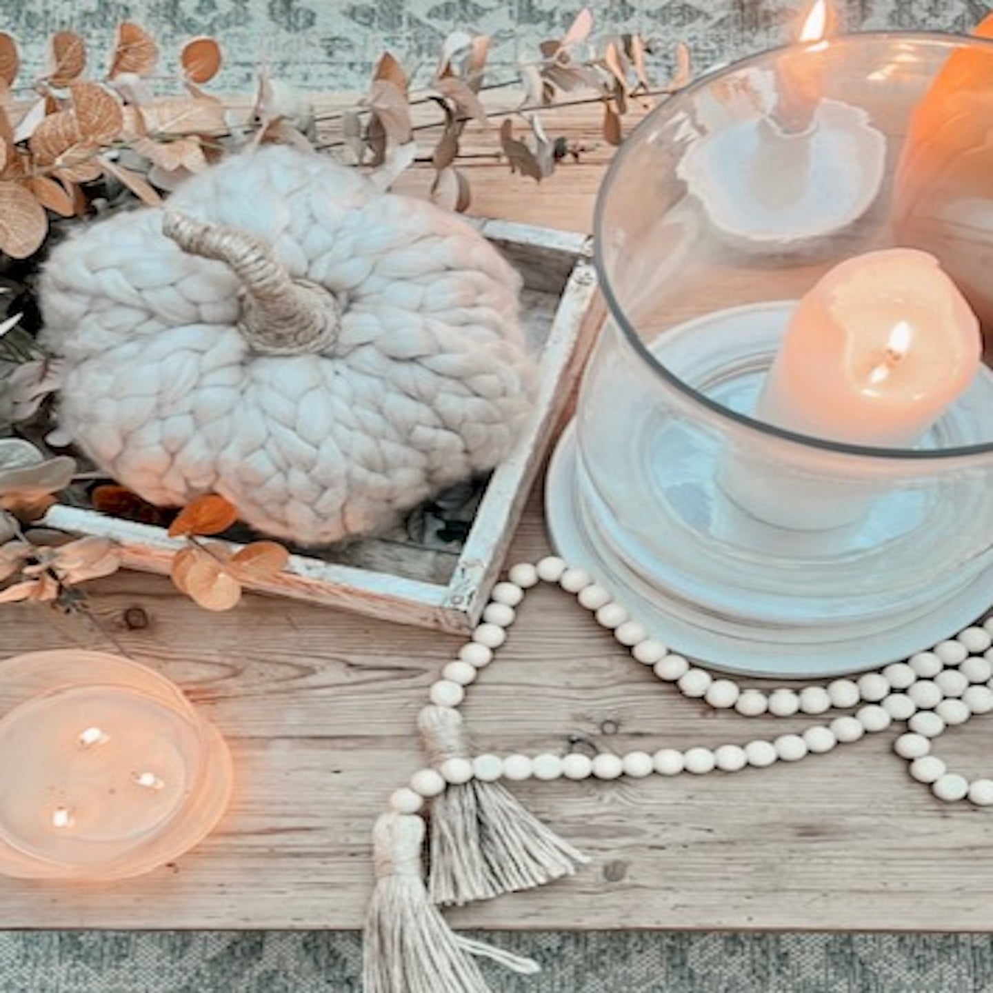 Cream Wool Pumpkin