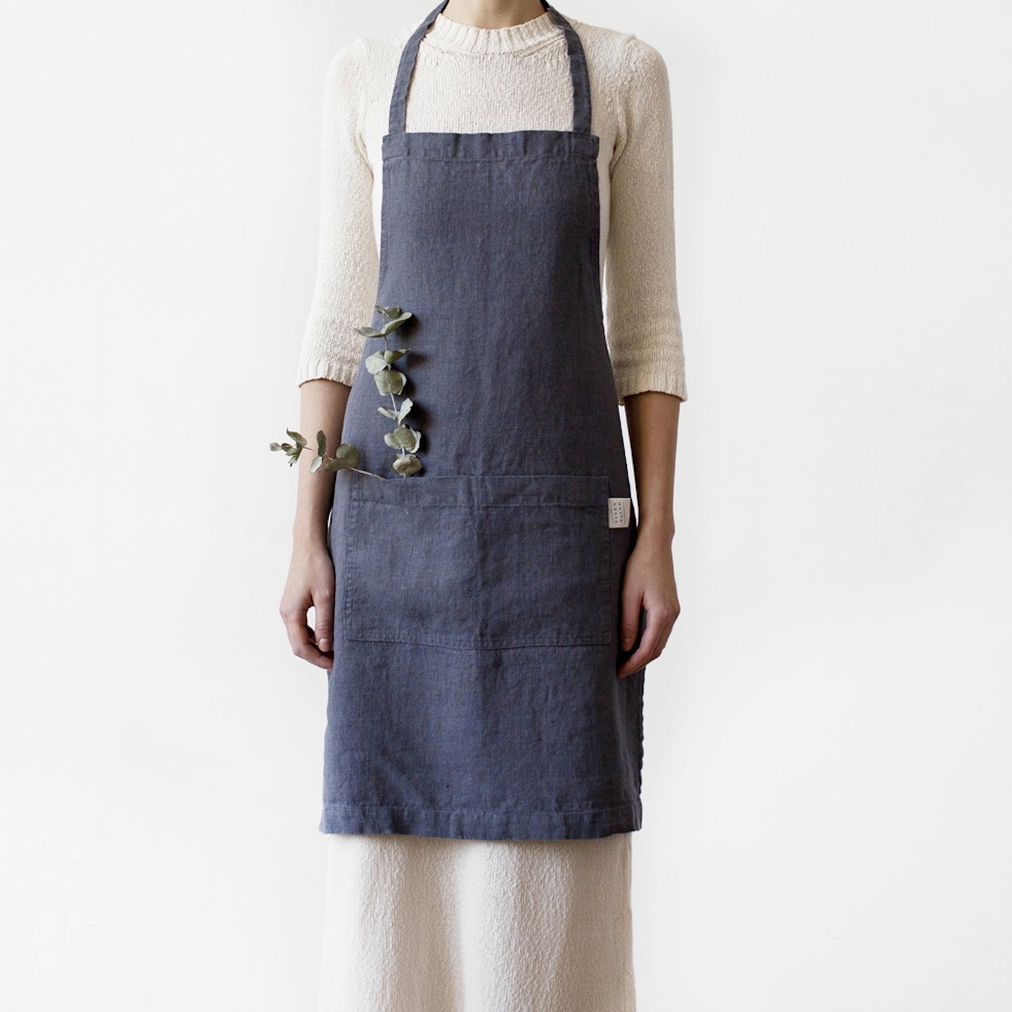 Daily Linen Apron -  Dark Grey