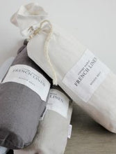 Load image into Gallery viewer, Charcoal Grey French Linen Pillowcases - Set of Two
