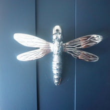 Load image into Gallery viewer, Dragonfly Door Knocker - Nickel Finish
