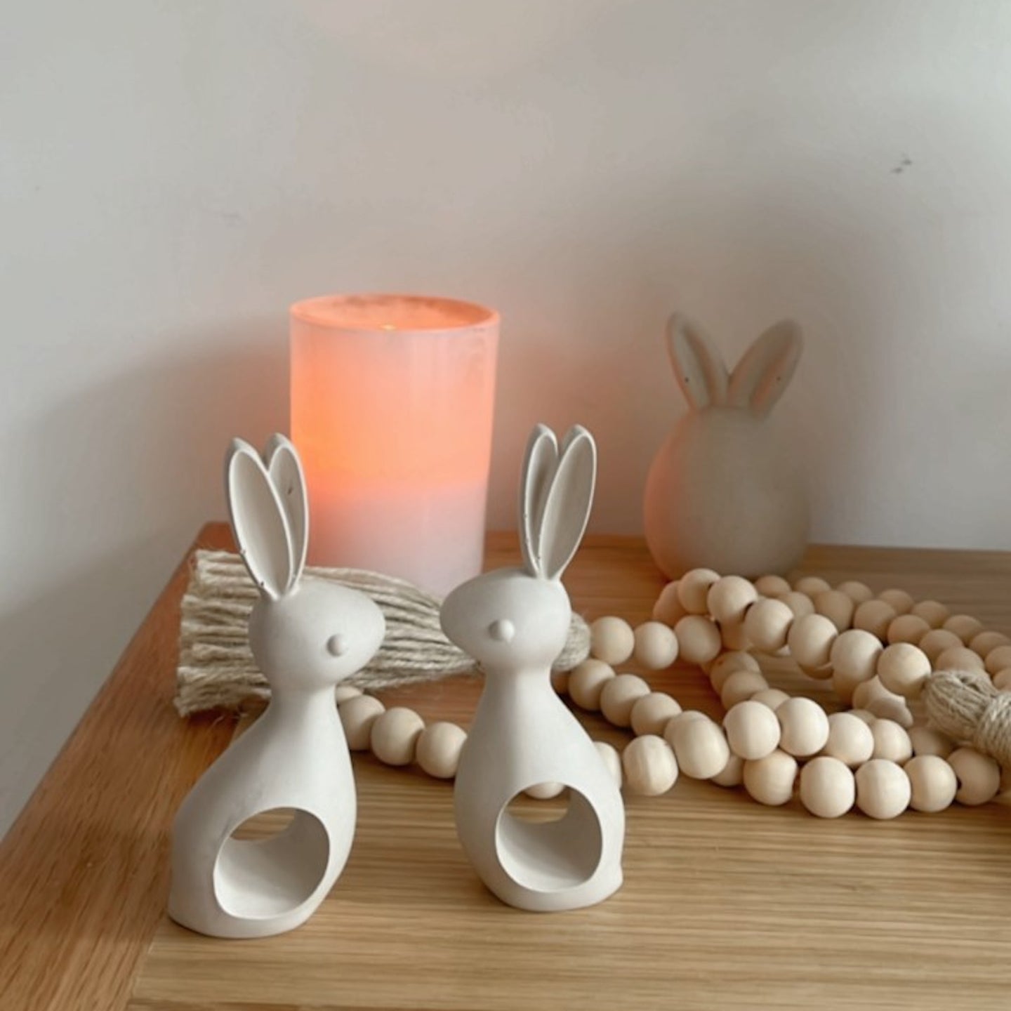 Rustic Easter Bunnies - Set of Two
