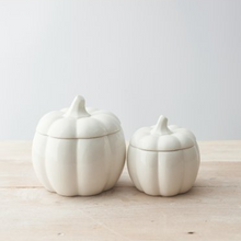 Load image into Gallery viewer, Ceramic Pumpkin Storage Pot
