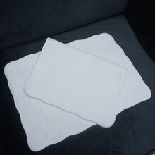 Load image into Gallery viewer, White Quilted Placemat
